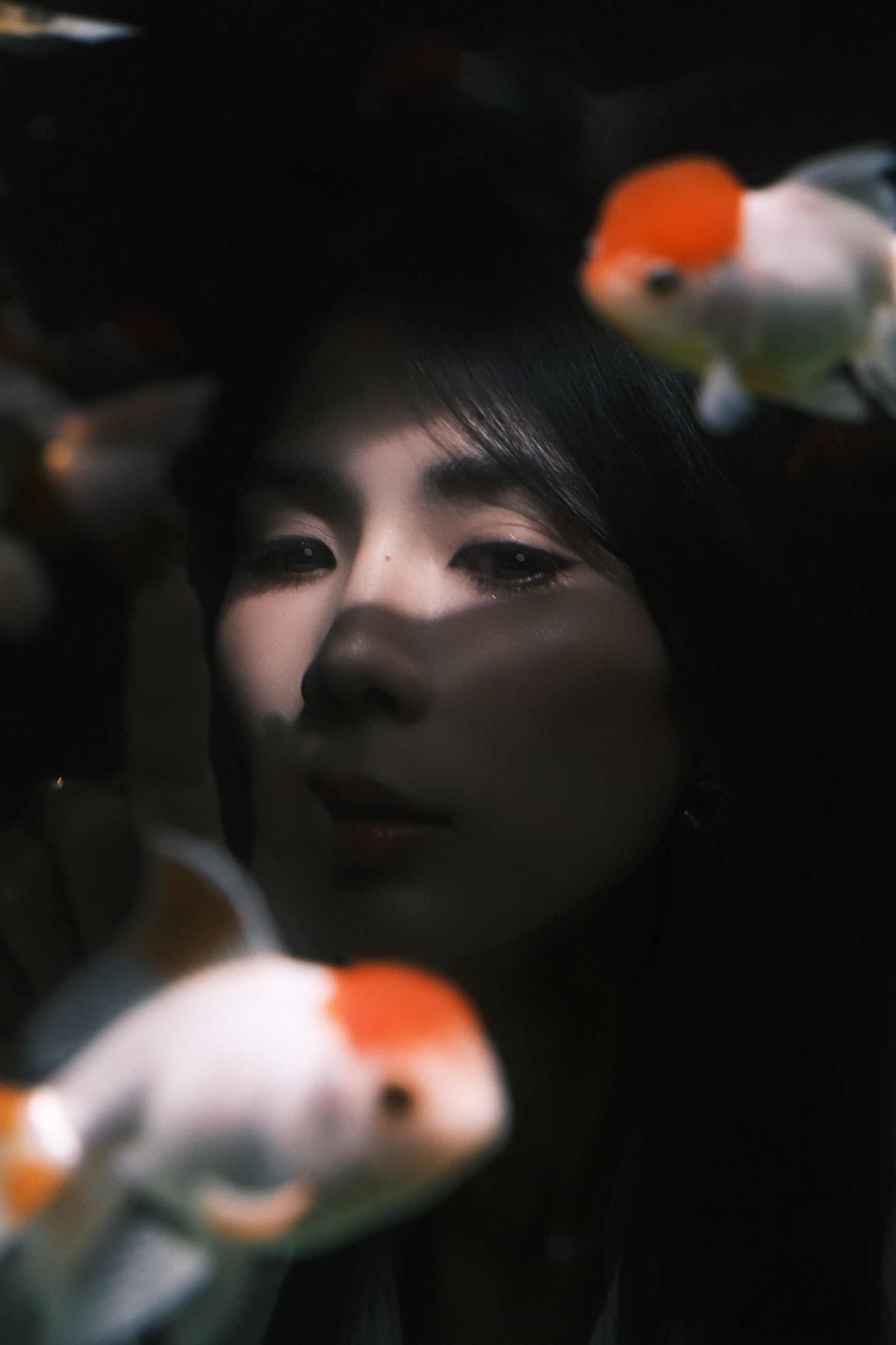 鱼影暗部人像